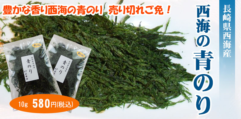 長崎県西海産【青のり】